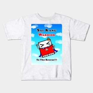 Sai Kang Warrior To The Rescue (Full) Kids T-Shirt